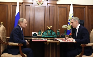 Путин встретился с губернатором Смоленской области Анохиным в Кремле