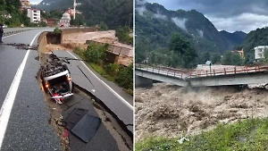 На Турцию обрушились оползни и наводнение на фоне разрушительных лесных пожаров