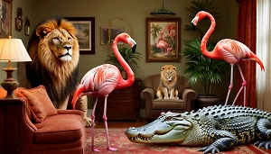 Стало известно, когда львы, фламинго и питоны в квартире могут довести до уголовки