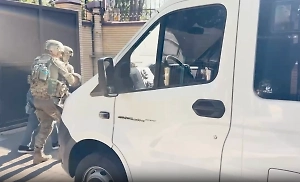 Появилось видео поимки иностранного спецназовца с бомбами для подрыва силовых ведомств РФ