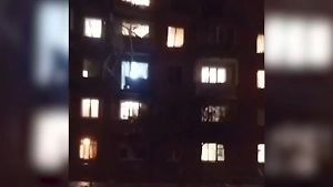 Момент удара беспилотника в Котовске попал на видео очевидцев