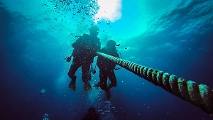 Водолазы латвийских ВМС погрузились к месту новой «‎диверсии» на дне Балтики