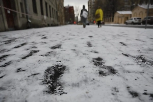 В Петербурге зарегистрирована первая смерть из-за падения при гололёде в этом году