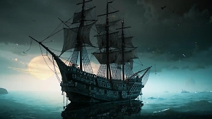 Безлюдная и таинственная яхта-призрак села на мель в Нью-Джерси