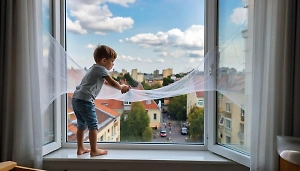 В Люберцах ребёнок выпал из окна и приземлился на корзину от кондиционера