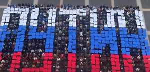 От Донбасса до Камчатки: Молодогвардейцы устроили флешмоб в день рождения Путина