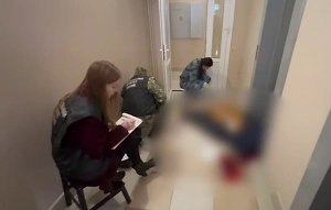 Появилось видео с места кровавой расправы над архитектором в Петербурге