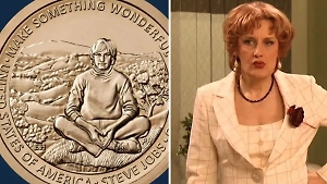 На новом долларе со Стивом Джобсом разглядели секретаршу Тамару из «Папиных дочек»