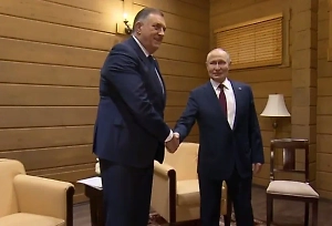 Путин провёл переговоры с Додиком на сессии клуба Валдай