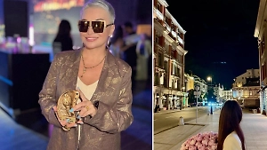 Певица Катя Лель опубликовала фото дочери с НЛО в центре Москвы