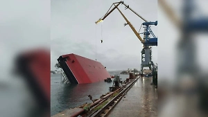 Опрокинувшийся в Севастополе кран не был введён в эксплуатацию 