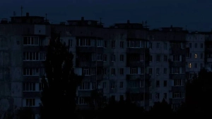 В Сети появились кадры блэкаута в Чернигове после удара ВС России