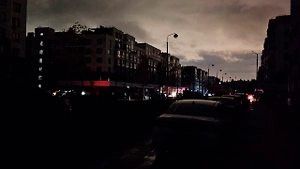 В Мытищах тысячи человек остались без света, воды и отопления