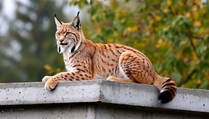 Навестившая челябинских заводчан рысь оказалась домашней