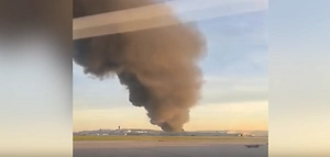 На борту разбившегося в США грузового самолёта находились три члена экипажа