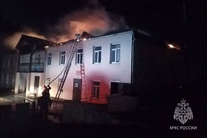 Дом культуры в Забайкалье загорелся из-за голубиного помёта