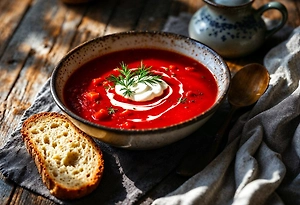 42% — с салом, 10% — с рюмкой крепкого: Life.ru узнал, с чем россияне едят борщ