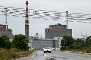 Начался ремонт повреждённой линии ЗАЭС, находящейся под контролем Киева
