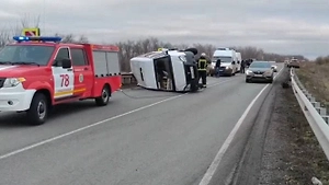 В Самарской области произошло ДТП с микроавтобусом, семь человек пострадали