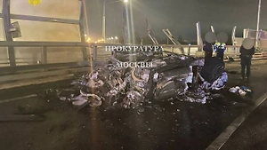 Прокуратура опубликовала первые фото с места смертельного ДТП с Lamborghini в Москве