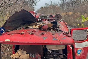 Четверо сотрудников МЧС пострадали при атаке дронов ВСУ в Горловке