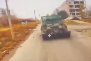 Появилось видео, как «Князь Вандал Новгородский» эффектно поразил технику ВСУ в зоне СВО