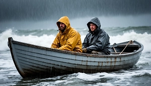 В бухте под Выборгом пропали два рыбака