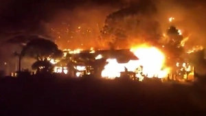 В крупном пожаре в Японии сгорели более 170 домов