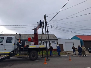 Мощный циклон оставил жителей Южно-Курильска без света