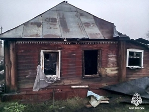 Тела мужчины и женщины обнаружены в сгоревшем доме в Лопуховке под Саратовом