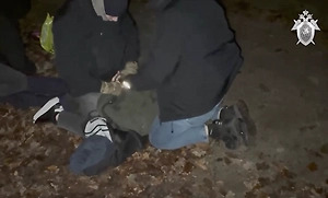 На видео сняли задержание подростка после попытки теракта в храме под Калининградом