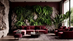 Скалы в гостиной, джунгли в спальне: Эксперт назвал три самых необычных модных тренда в интерьере