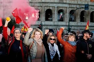 В Риме прошло шествие в поддержку Палестины с участием Греты Тунберг