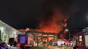 В Нижнем Новгороде произошёл пожар в производственном здании