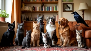 Приставы выселили 40 кошек, 30 собак и одну ворону из крошечной квартиры в Нефтекамске