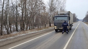 В Москве инспектор ГИБДД на ходу остановил неуправляемую фуру, предотвратив ДТП
