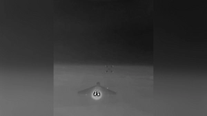 Украинский дрон заснял уникальный момент работы российской «Герани-2»