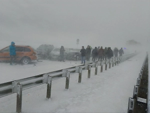 Выросло число пострадавших в массовом ДТП с 25 авто на трассе Пенза – Тамбов