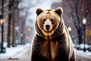 Скорость – 50 км/ч: Россиянам назвали роковые табу при встрече с голодным медведем в городе