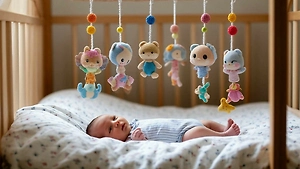 Врач предупредила о риске развития косоглазия у младенцев из-за игрушек над кроваткой