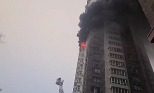 На востоке Москвы произошёл пожар в жилой многоэтажке