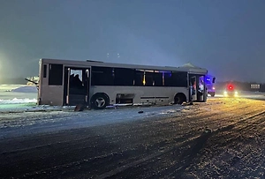 Семь человек пострадали в ДТП с участием автобуса под Новосибирском