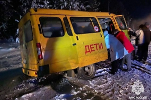 14 человек, включая восьмерых детей, пострадали в ДТП со школьным автобусом в Удмуртии