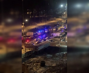Автомобиль взорвался на юге Москвы, где убили генерала Сарварова