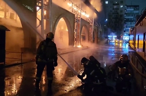 Второй погибший обнаружен после пожара на петербургском рынке