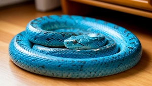 В Москве ядовитая голубая куфия сбежала из террариума и напала на 50-летнюю хозяйку