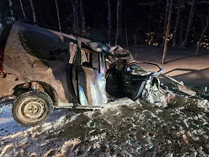 В Удмуртии в смертельном ДТП погибла девочка, момент аварии попал на видео