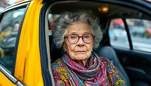 «Она зомбирована»: На видео попало, как таксист спас пенсионерку от мошенников в Петербурге