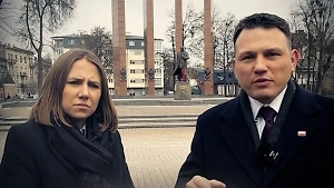 Кандидат в президенты Польши приехал во Львов и назвал Бандеру террористом