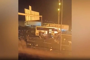 В Турции автобус столкнулся с фурой: пожар, 19 раненых, 1 погибший